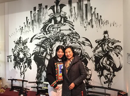 ​海外からいらした仲良し母娘さん